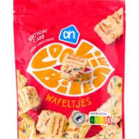 Een afbeelding van AH Cookie bites wafeltjes birthday