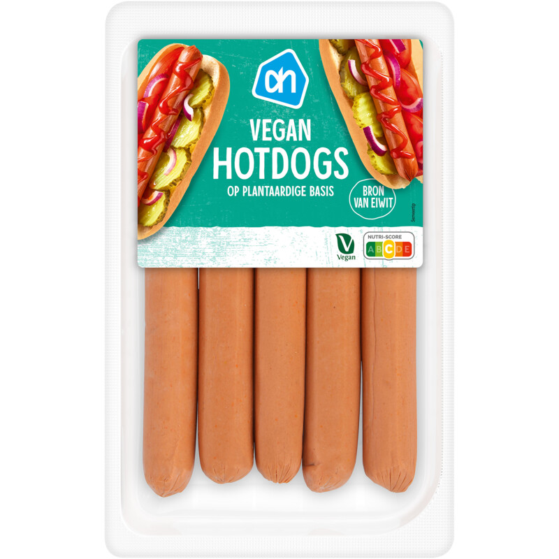 Een afbeelding van AH Vegan Hotdogs