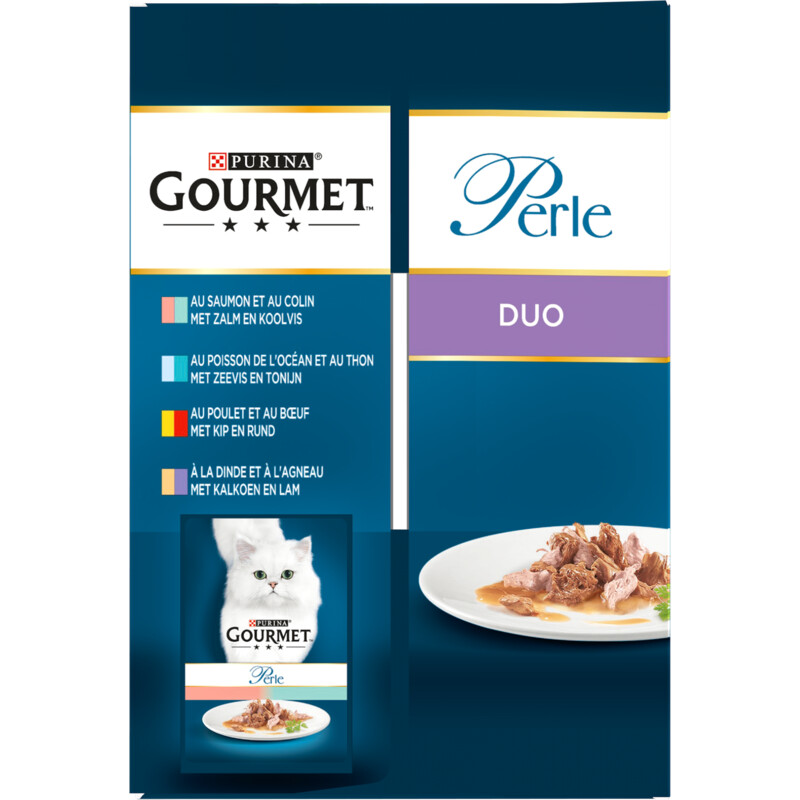 Een afbeelding van Gourmet Perle land en zee duo minifilets in saus