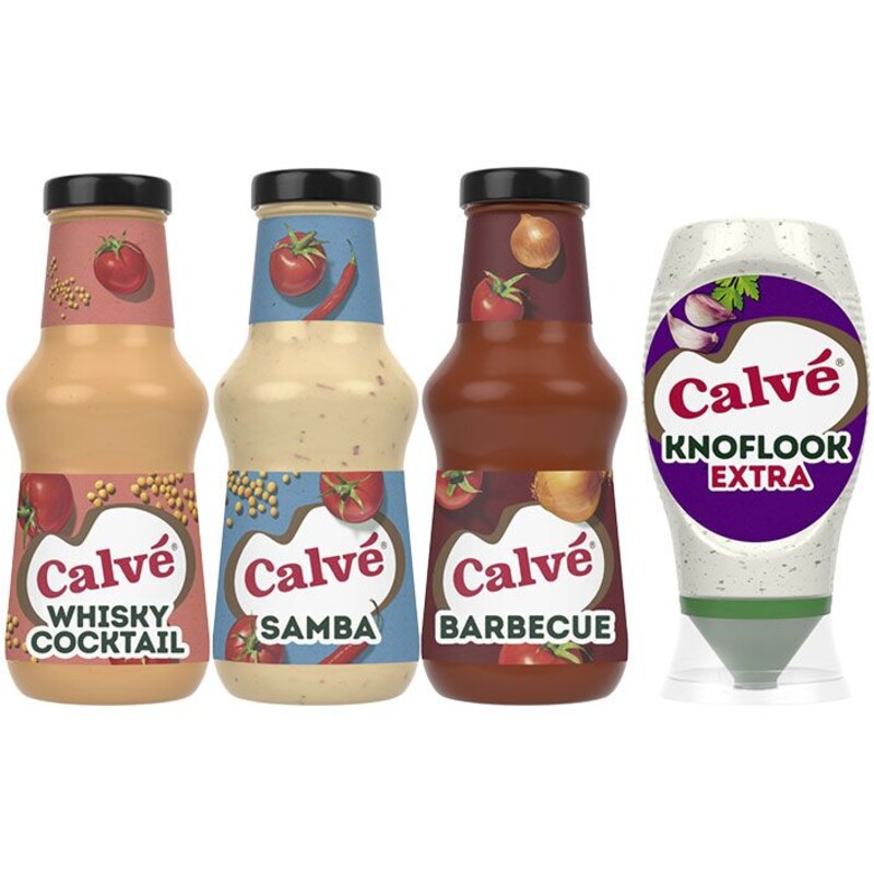 Een afbeelding van Calvé BBQ sauzen voordeel pakket