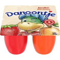 Een afbeelding van Danoontje Fruitkwark aardbei abrikoos