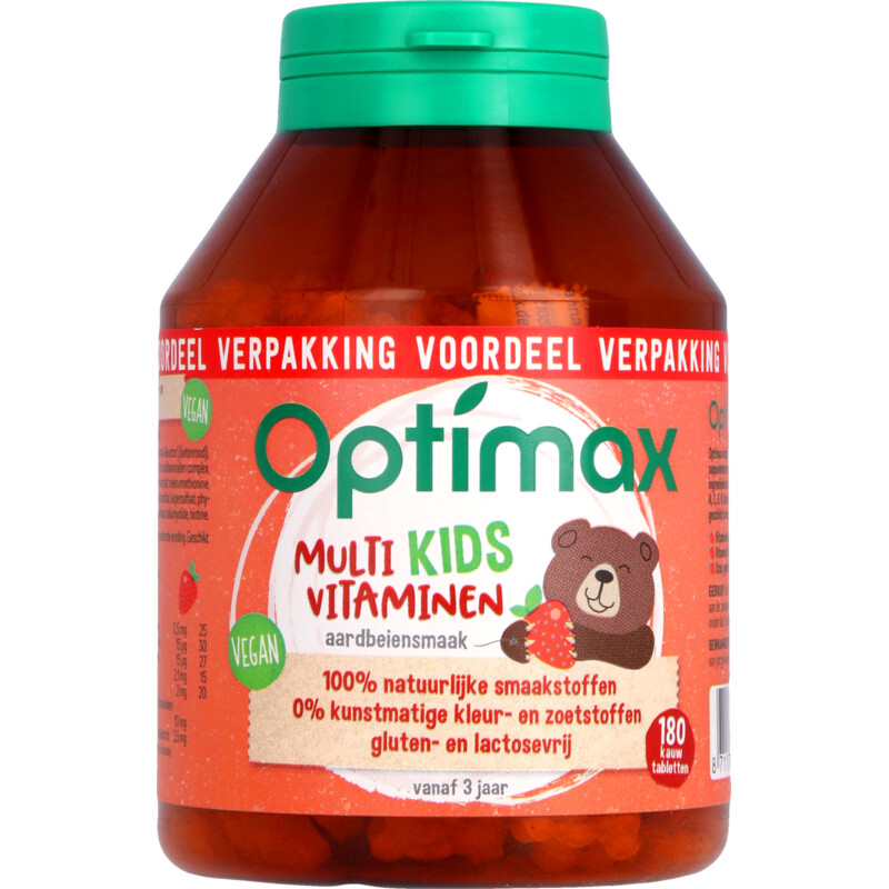 Een afbeelding van Optimax Kinder multi aardbei