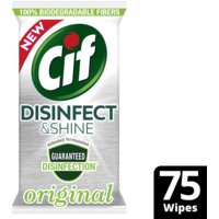 Een afbeelding van Cif Disinfect & shine original wipes