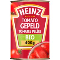 Een afbeelding van Heinz Tomaten gepeld biologisch