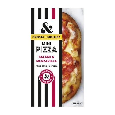 pdp-image-Crosta Mollica Mini pizza salami & mozzarella