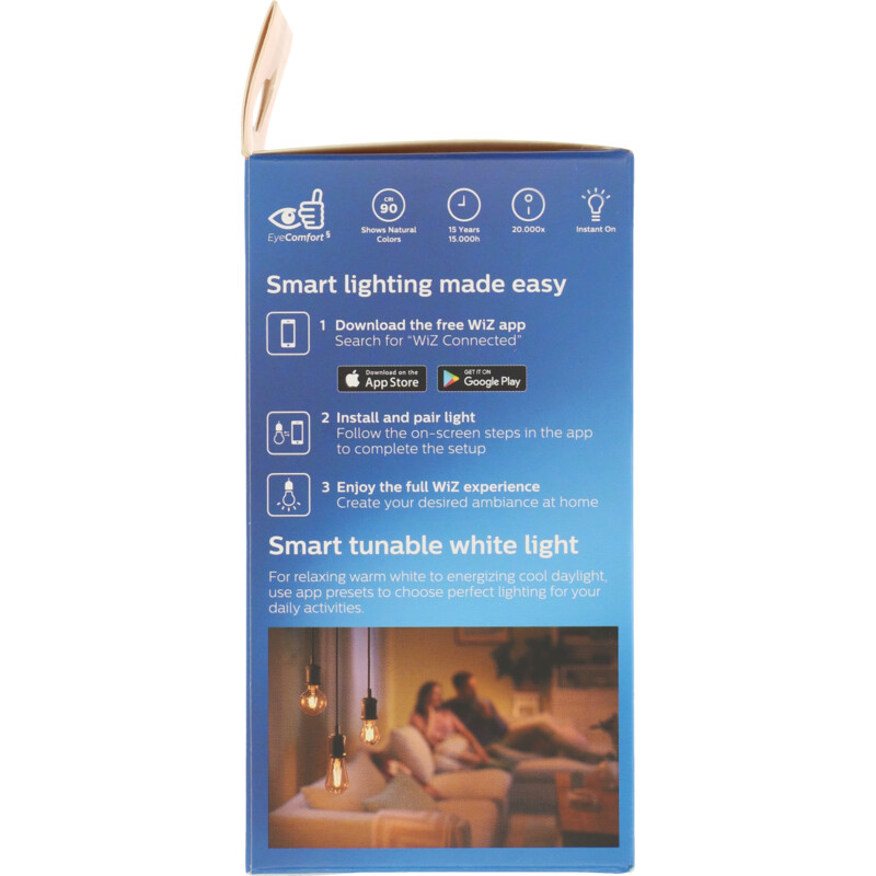 Een afbeelding van Philips Smart led standaard wifi E27 50W