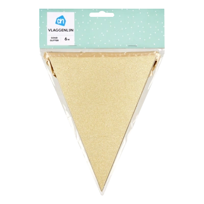 pdp-image-AH Glitter vlaggenlijn goud 6mtr