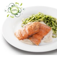 Afbeelding van Chef Martin Zalmfilet in roomsaus