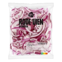 AH Gesneden rode uien
