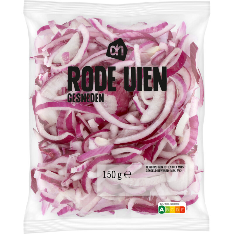 Een afbeelding van AH Gesneden rode uien