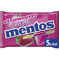 Een afbeelding van Mentos Strawberry mix 5-pack