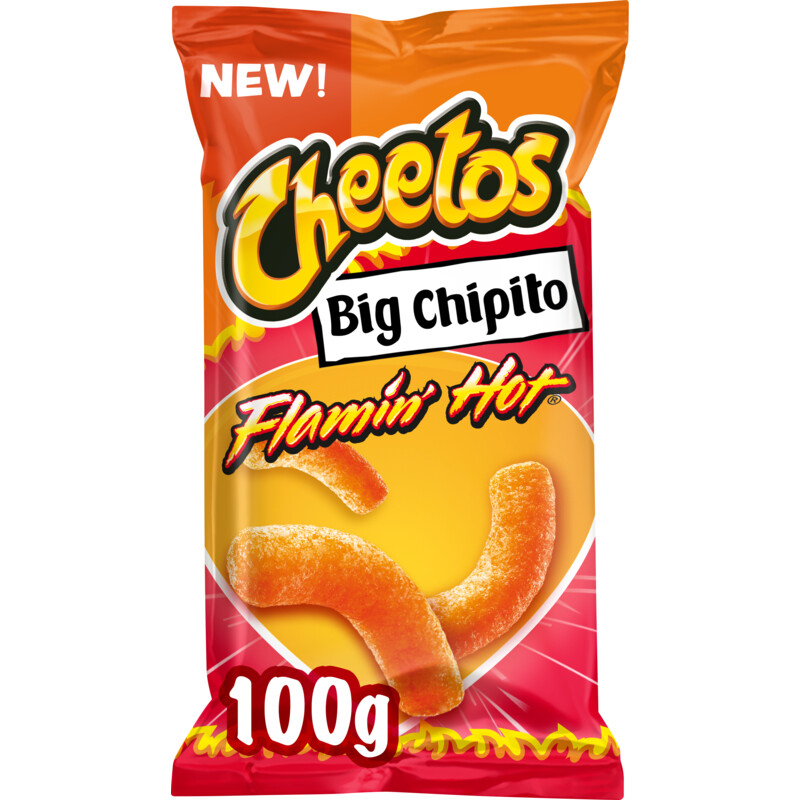 Een afbeelding van Cheetos Big chipito flamin hot