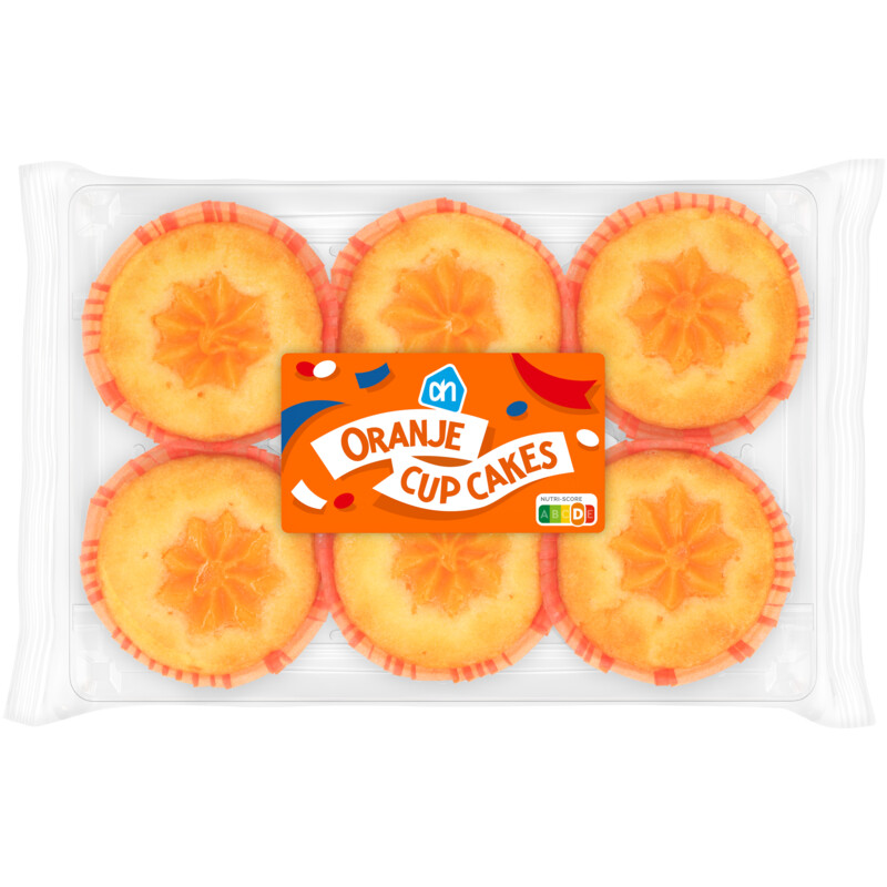 Een afbeelding van AH Oranje cupcakes