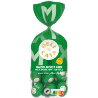 Delicata Paaseitjes hazelnoot mix melk, puur, wit