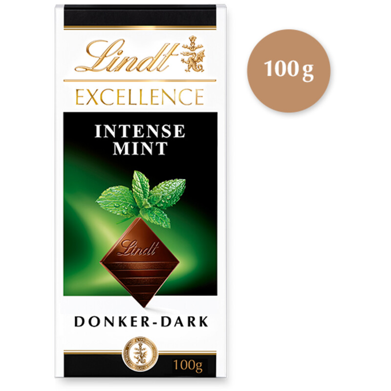 Een afbeelding van Lindt Excellence munt pure chocolade
