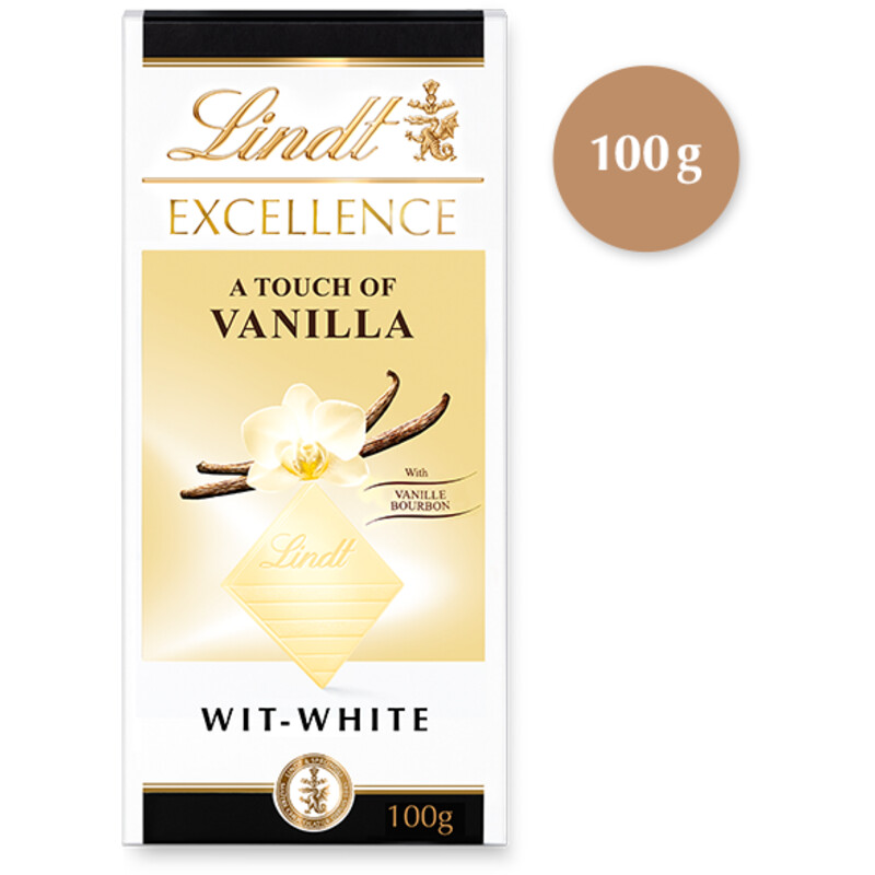 Een afbeelding van Lindt Excellence vanille witte chocolade
