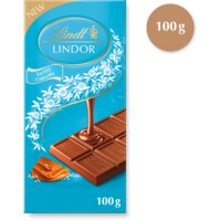 Een afbeelding van Lindt Lindor reep karamel zeezout chocolade
