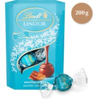 Lindt Lindor karamel zeezout chocolade