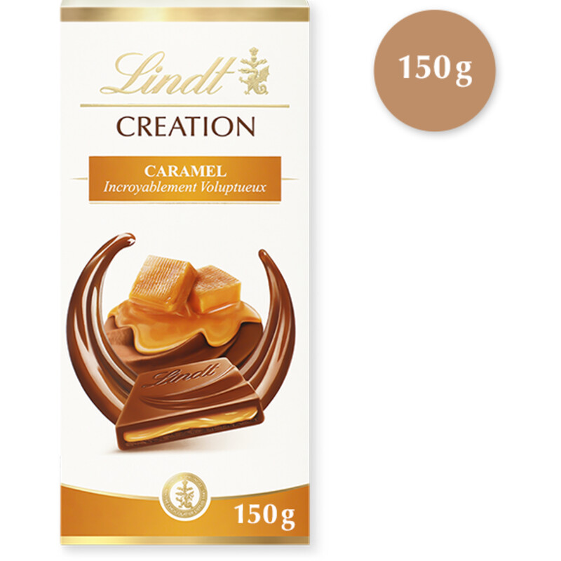Een afbeelding van Lindt Creation karamel melkchocolade