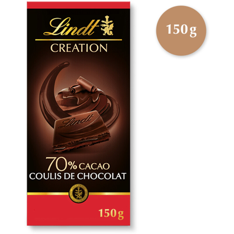 Een afbeelding van Lindt Creation double chocolate pure chocolade