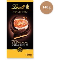 Een afbeelding van Lindt Creation 70% cacao crème brûlée