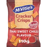 Een afbeelding van McVitie's Cracker crisps Thai sweet chilli
