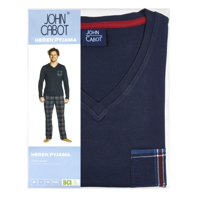 pdp-image-John Cabot Heren pyjama ruit L
