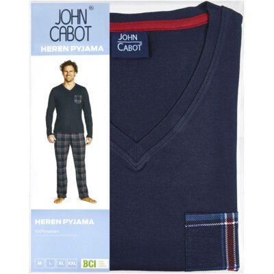 pdp-image-John Cabot Heren pyjama ruit XXL