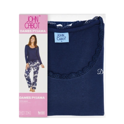 pdp-image-John Cabot Dames pyjama donkerblauw L