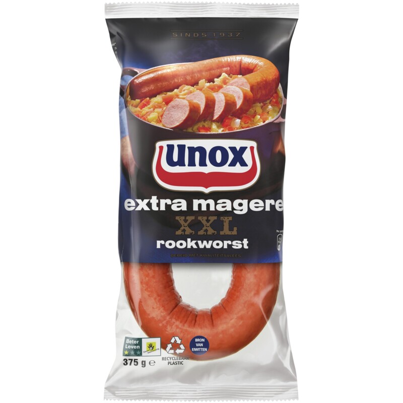 Unox Rookworst Opwarmen _ Unox Rookworst Professioneel 4 x 80 gram – VEZAPG
