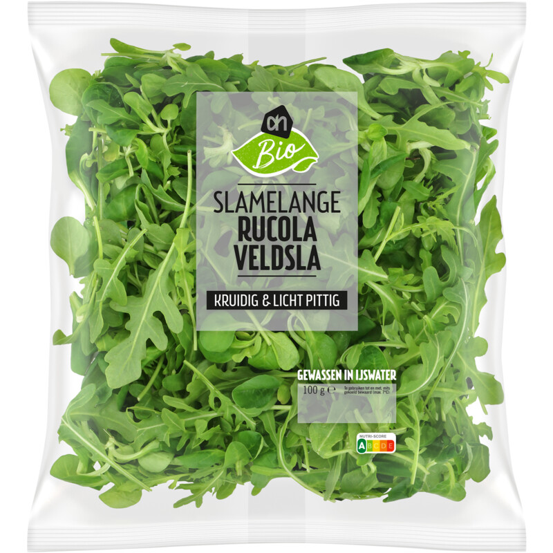 Een afbeelding van AH Biologisch Slamelange rucola veldsla