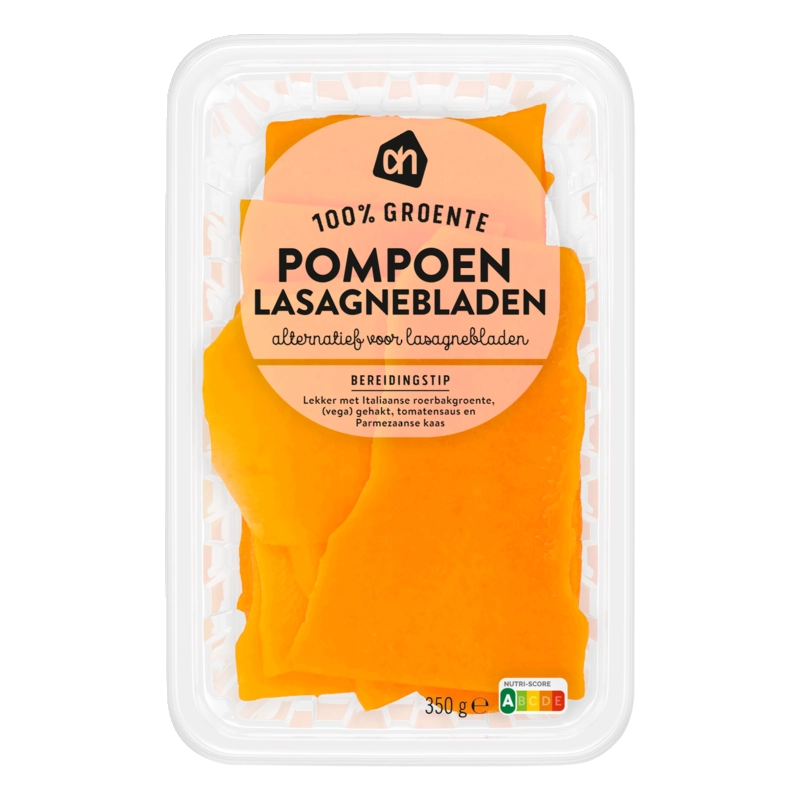 AH Pompoen lasagneblad