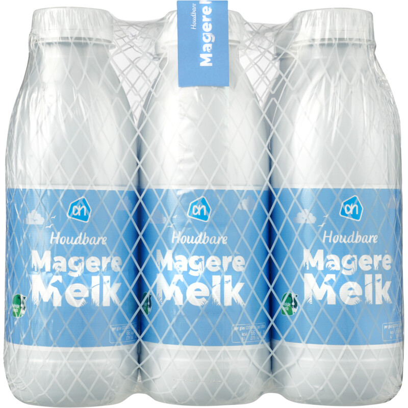 Een afbeelding van AH Houdbare magere melk 6-pack bel