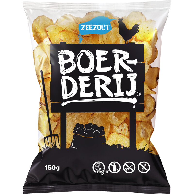 Boerderij Chips zeezout bestellen ah.nl
