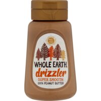 Een afbeelding van Whole Earth Drizzler super smooth peanut butter