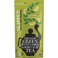 Een afbeelding van Clipper Green with leamon organic loose leaf tea