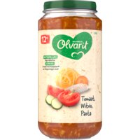 Een afbeelding van Olvarit Tomaat witvis pasta 12+ mnd