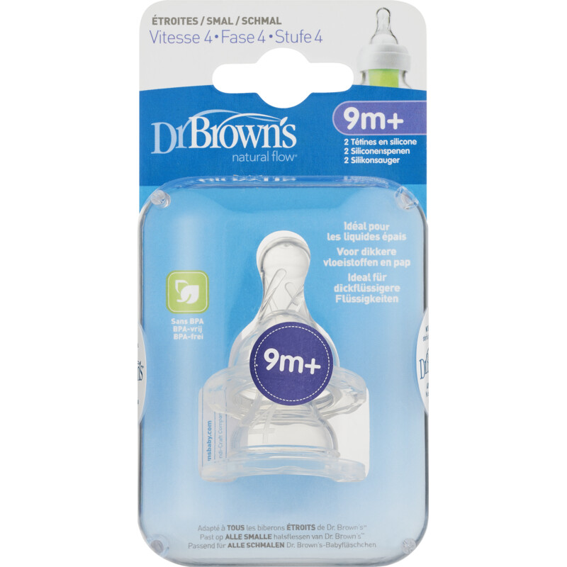 Een afbeelding van Dr. Brown's Speen fase 4 - papspeen