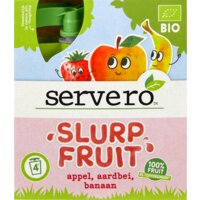Een afbeelding van Servero Knijpfruit appel, aardbei, banaan