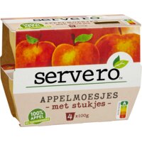 Een afbeelding van Servero Appelmoesjes met stukjes