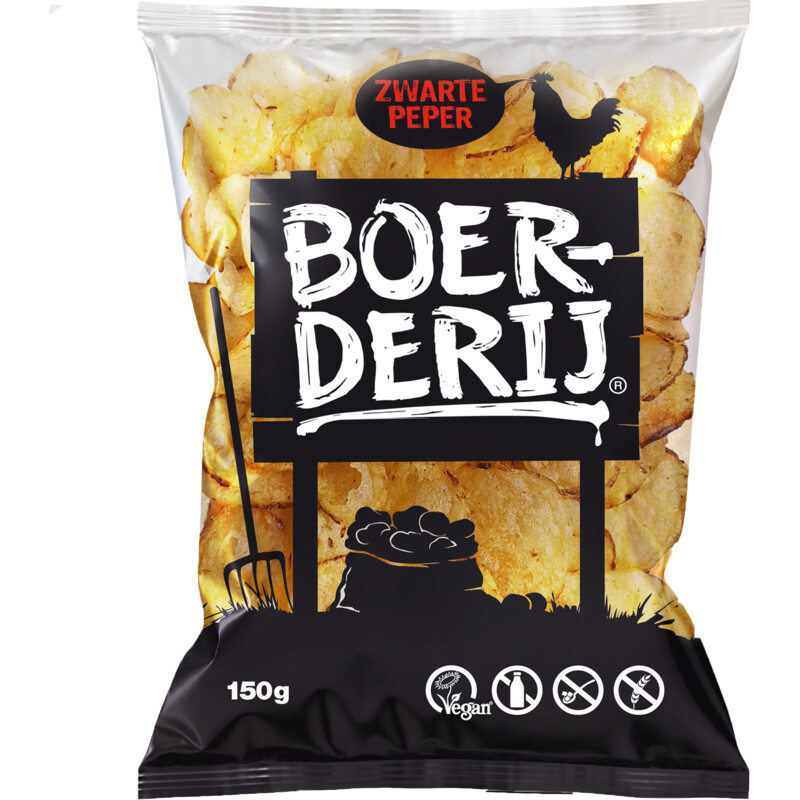 Een afbeelding van Boerderij Chips peper