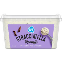 Een afbeelding van AH Roomijs stracciatella