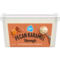 Een afbeelding van AH Roomijs pecan caramel