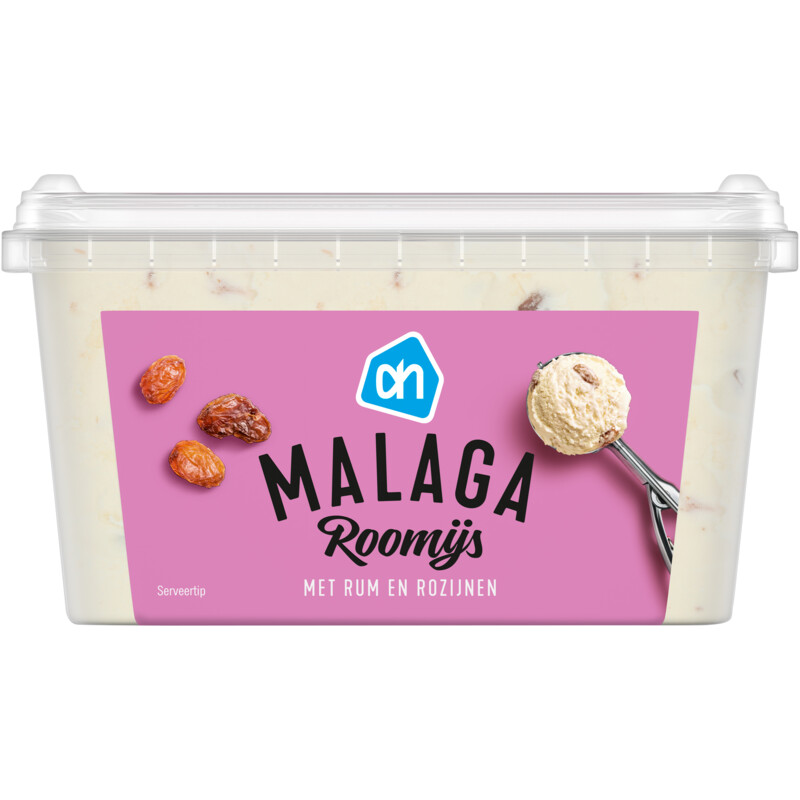 Een afbeelding van AH Roomijs malaga