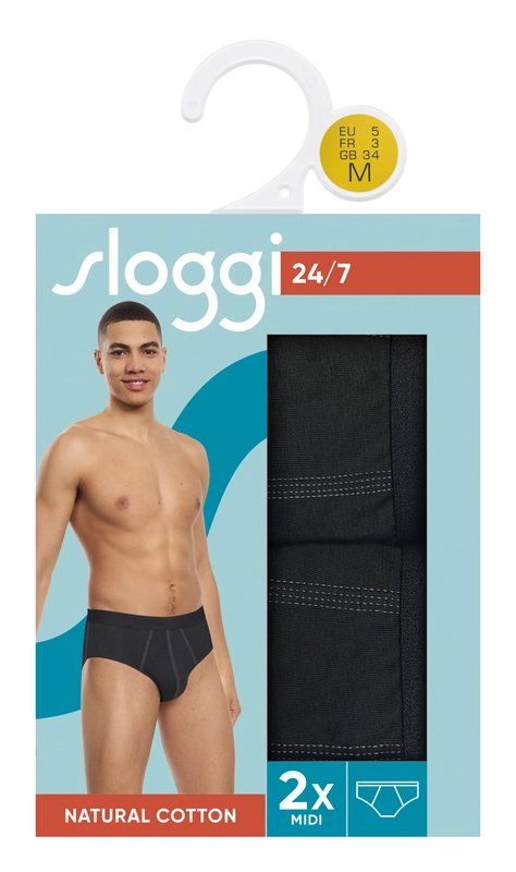 Heren midi zwart maat L