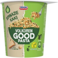 Een afbeelding van Unox Volkoren goodpasta spinazie kaas