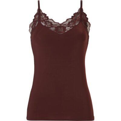 pdp-image-Ten Cate Dames spaghetti top kant bordeaux M