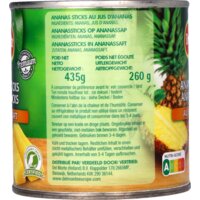 Een afbeelding van Del Monte Ananassticks op sap