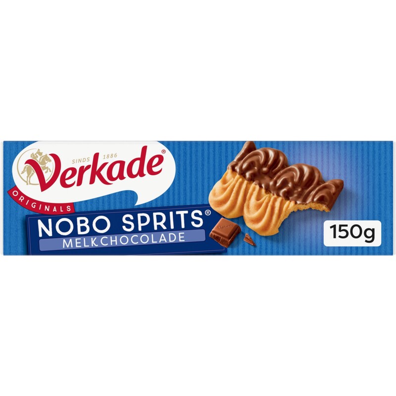 Een afbeelding van Verkade Nobo sprits melkchocolade