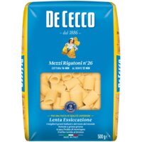 Een afbeelding van De Cecco Mezzi rigatoni nr26